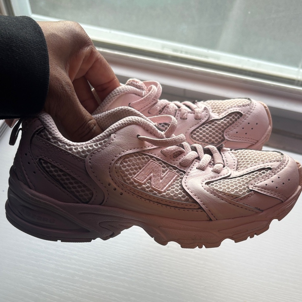 New Balance Kids Light Pink Sneakers